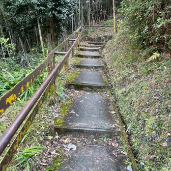 駅に向かうアプローチも登山道みたい⛰️