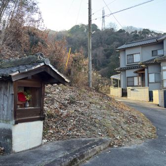 きぼう作業所の前。ここから公園に入り、駐車できます。