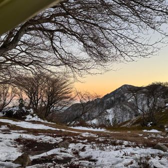 テント内から幕窓