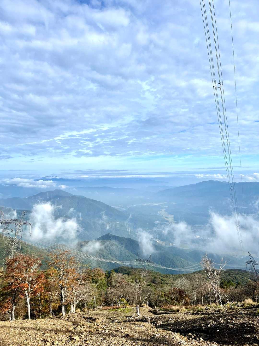 御池岳登山道コグルミ谷登山口-天ヶ平-荷ヶ岳 -白瀬峠-頭 往復コースの写真