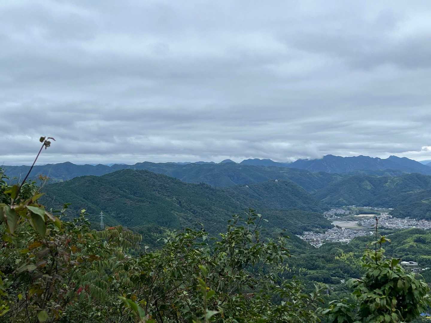 昨日登った城山〈横山〜姉ヶ山〉
