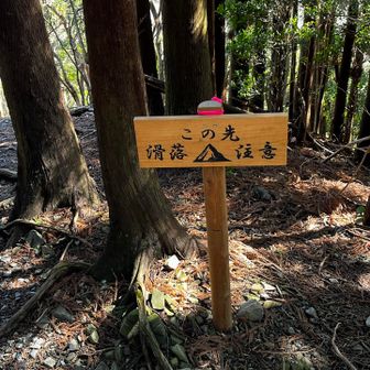 確かに足を踏み外すと危ないところも