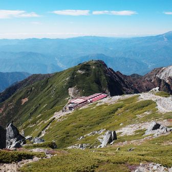 遠く向こうの山まで見える⛰️