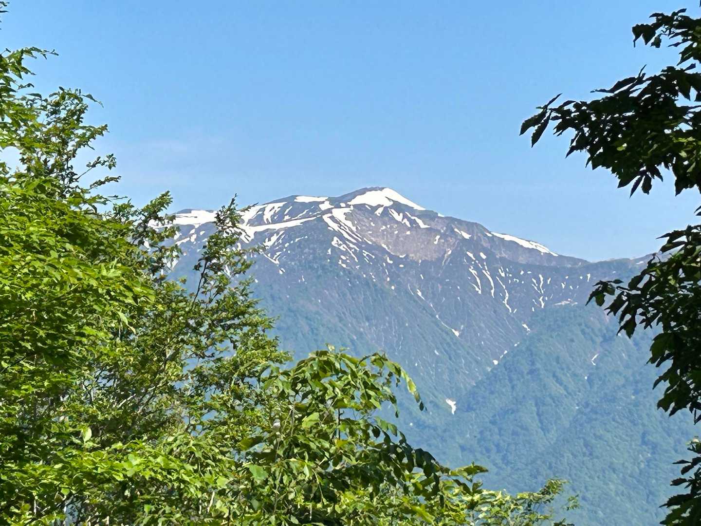 山頂から少し下ったところで見えます
本山⛰️
雪がだいぶ無くなりました