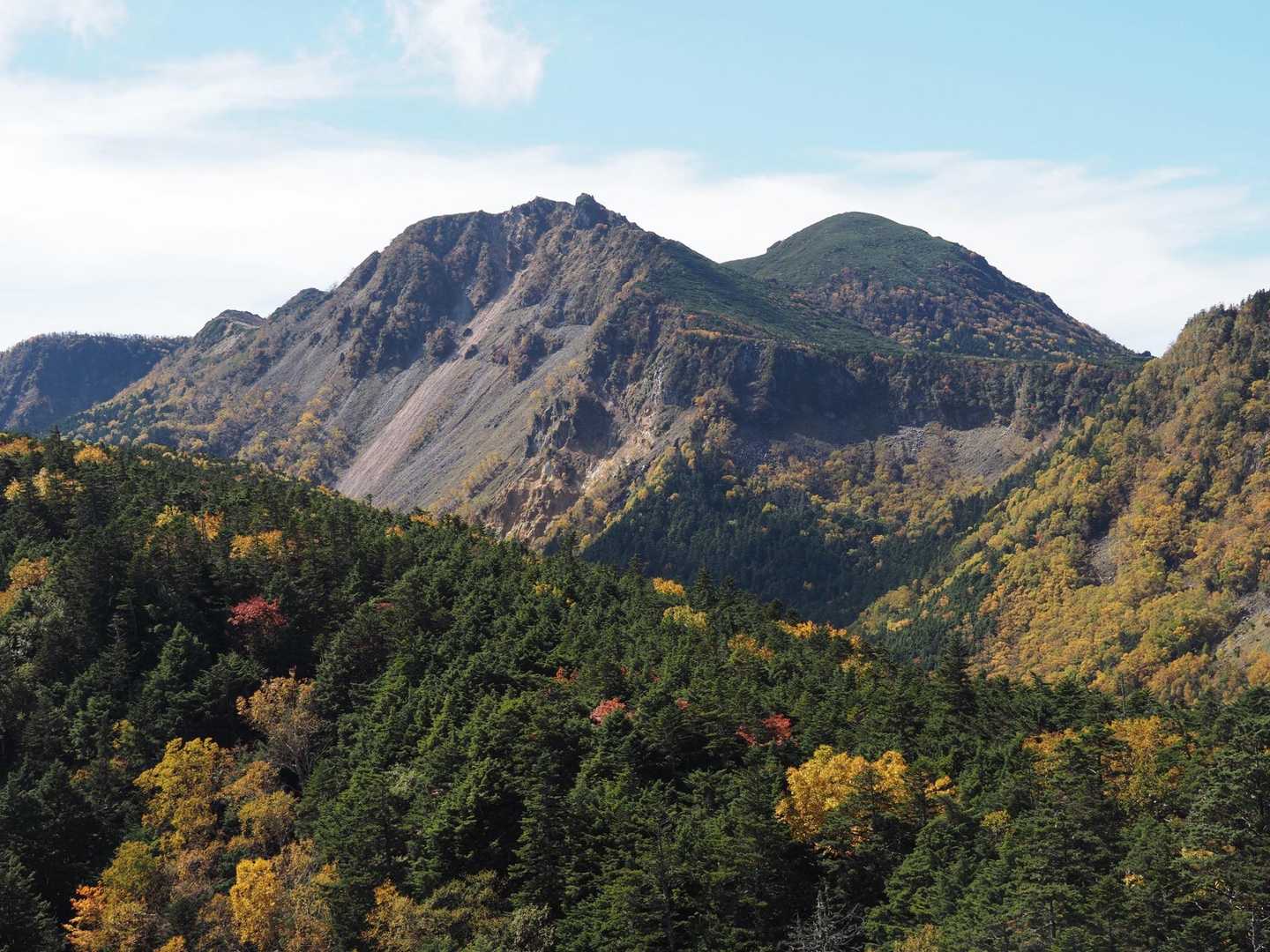 にゅうから天狗岳。
