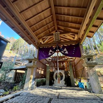 雨社大神　ここも地図にあった場所