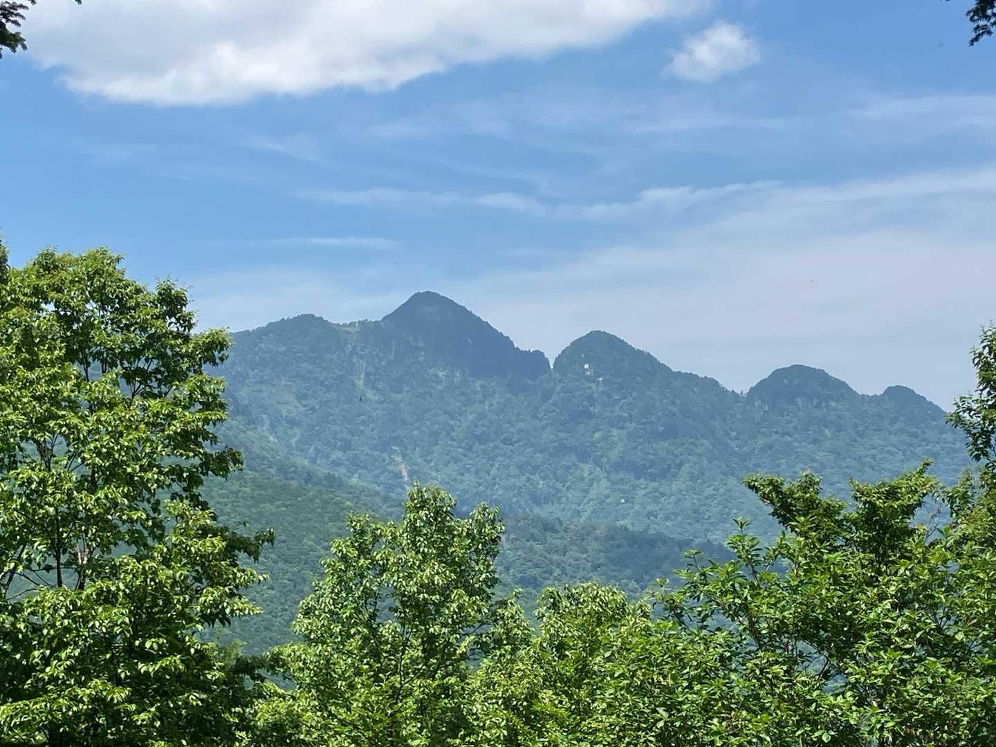行者還岳 往復コースの写真