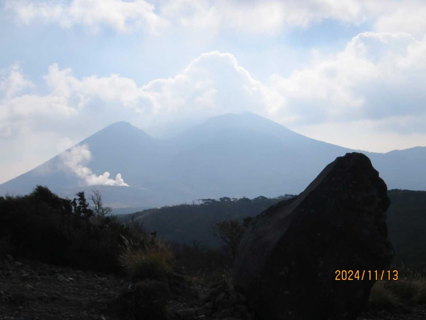 硫黄山～韓国岳⛰️
ややアップ👀