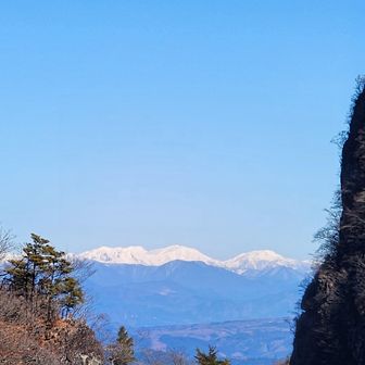 真っ白な谷川岳！