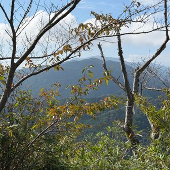 雌岳から葛城山方面