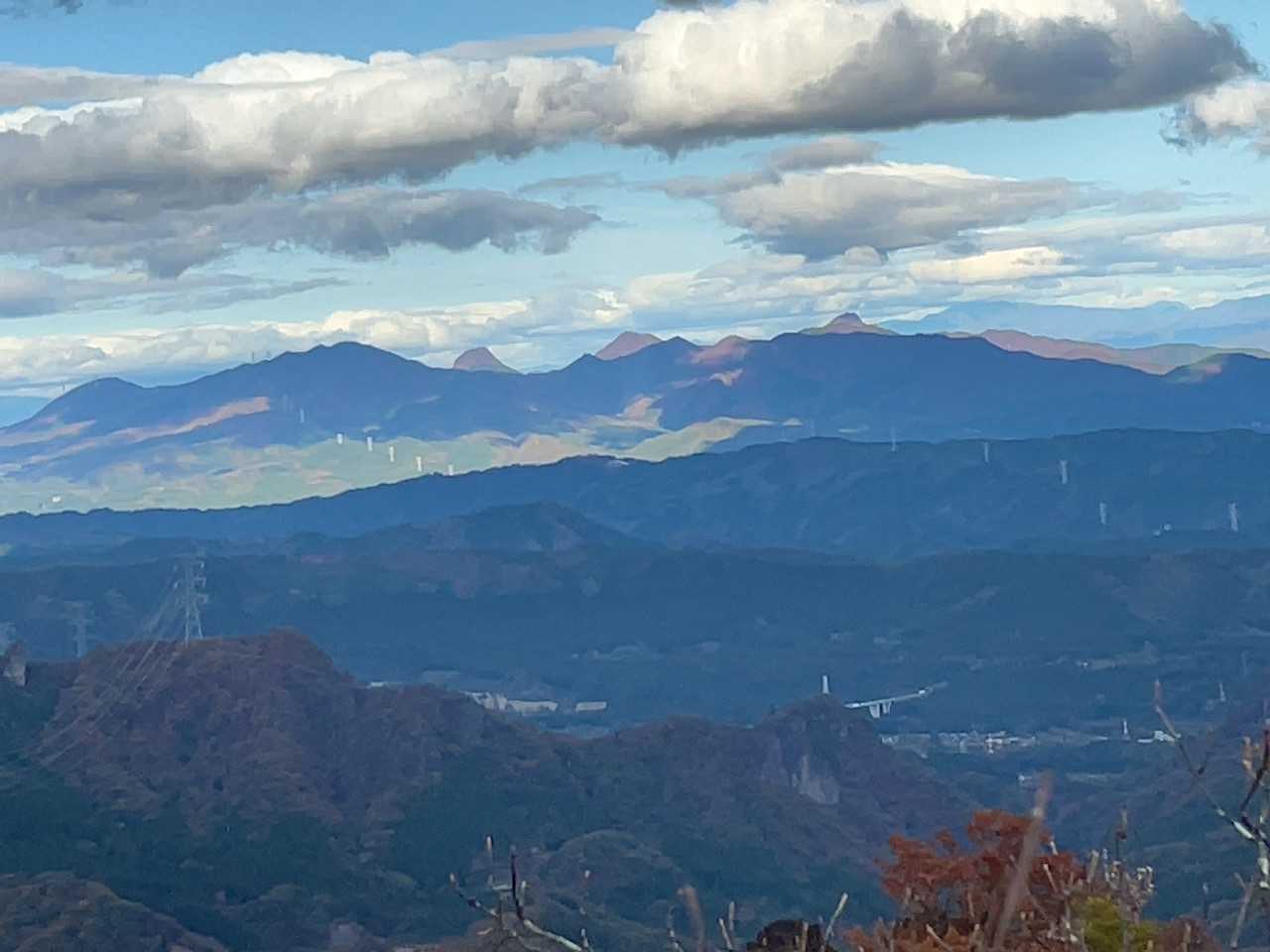 赤城山。