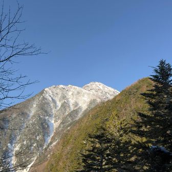甲斐駒ヶ岳。
ここからあの標高差を登ると思うと挫折しかけました