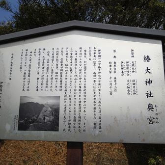 この看板に写真のある磐座はどこにあるんだろう？