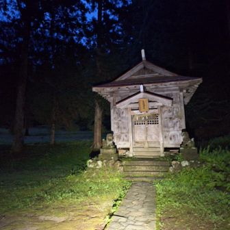 なんかお堂辺りからカタッって音がしたような気がした鳥坂神社