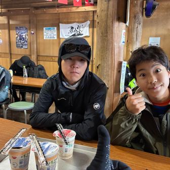 カップラーメンは山で食べるものです