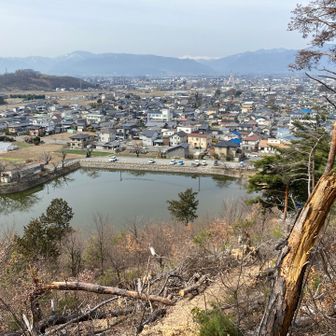 奥の白い山は乗鞍岳🏔️
