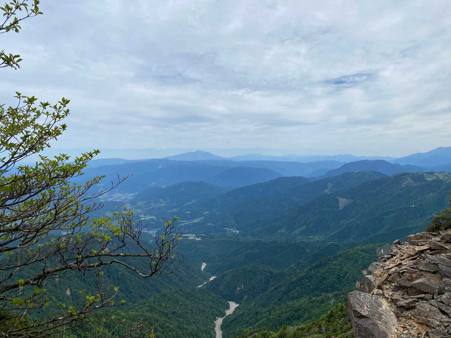 神坂峠登山口-千両山-鳥越峠-大判山-恵那山 往復コースの写真