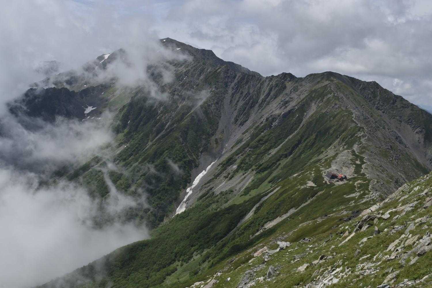 広河原登山口-北岳 往復コースの写真