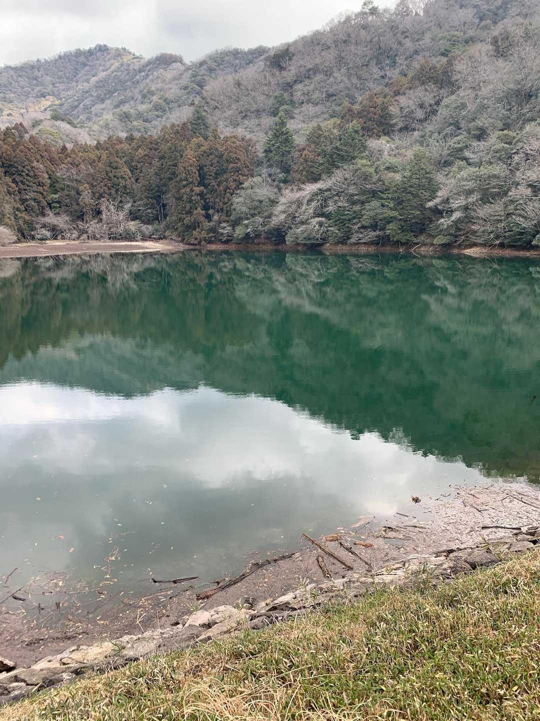 明王池横から200mのザレた急登から始まる🍂