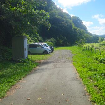 猿毛駐車場ゴール
