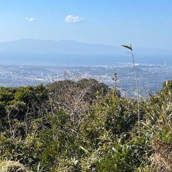 多良岳山系もうっすら！