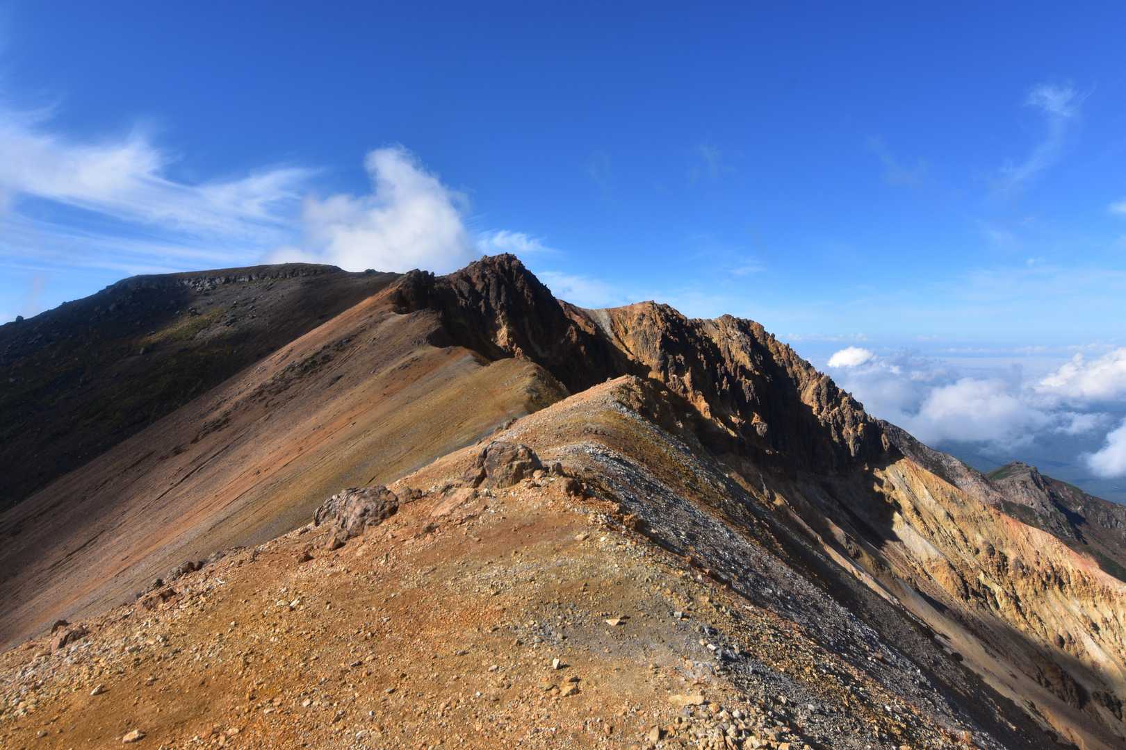 愛山渓登山口-永山岳-安足間岳-愛別岳-比布岳-当麻岳-当 周回コースの写真