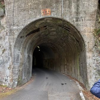 冷水山・百前森山・果無山 トンネルを抜けていきます