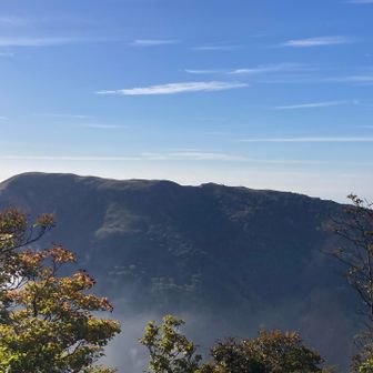 竜ヶ岳を静ケ岳から見た