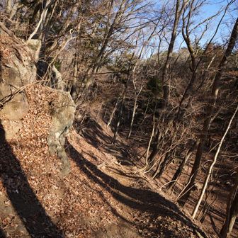 九十九折りをひたすら下る。
ﾃｸﾃｸ((´∀`)~♪