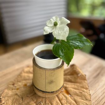 オシャレなコーヒーいただきました😊