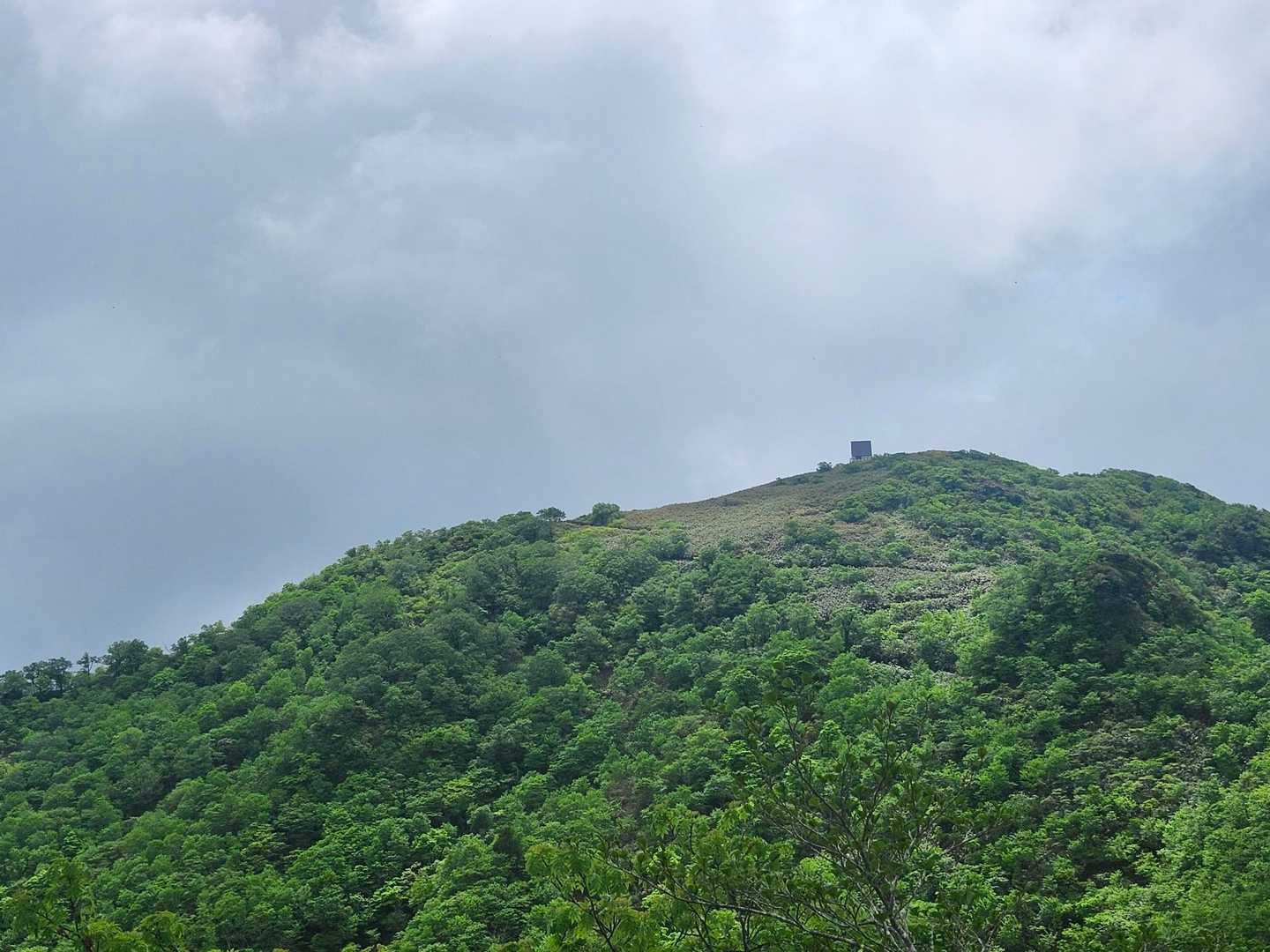 振り返っての氷ノ山😃