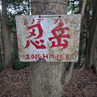 2座目
ここから字体が急に渋くなる