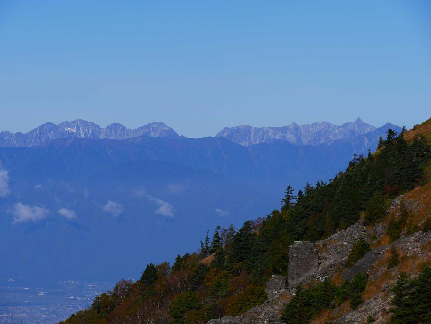 ずっと景色を楽しめます。