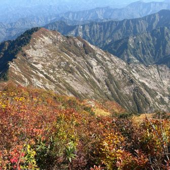 これが御神楽岳の大スラブ
