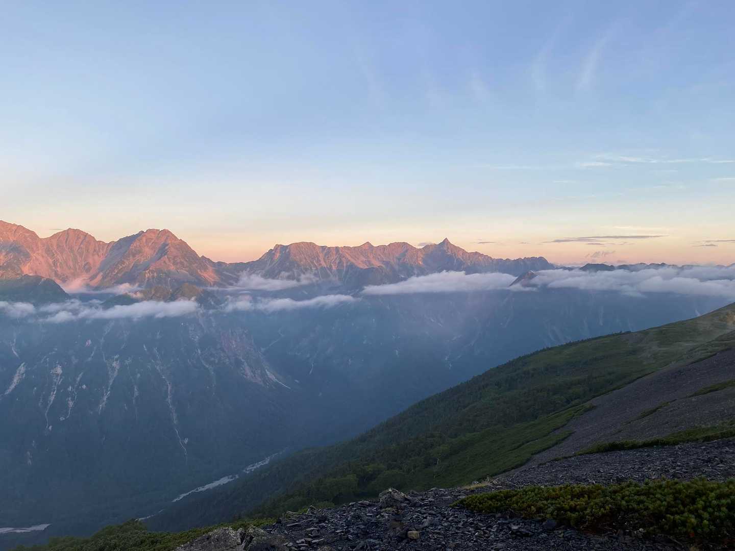 三股登山口-蝶槍 往復コースの写真