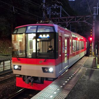 叡山電鉄二ノ瀬駅ここから宿へ帰る
明日はここからスタート