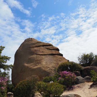ニコニコ岩

なんでニコニコなのかな？と思ってたけど
わかった！