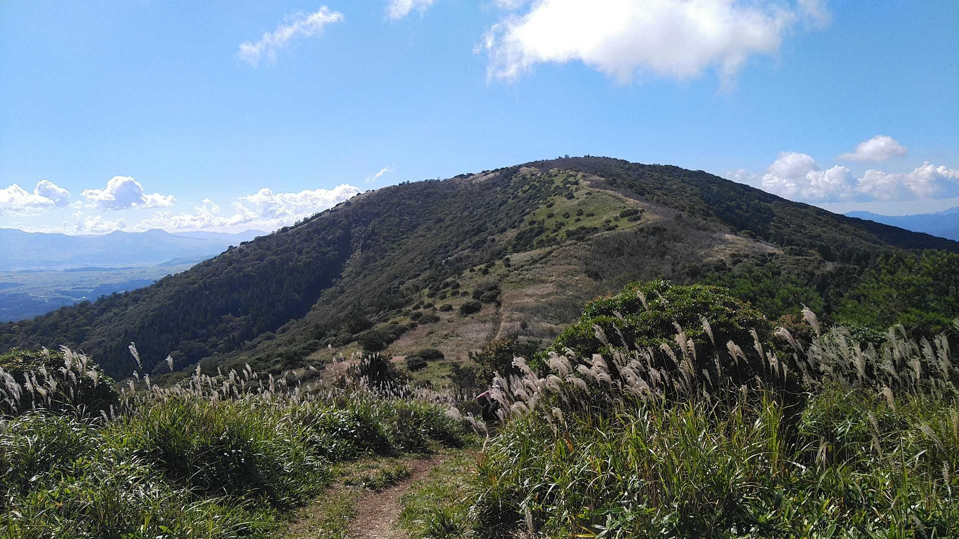 分岐付近からの猟師山