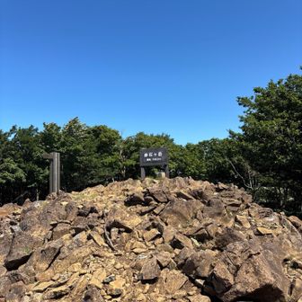 赤石ケ岳山頂。