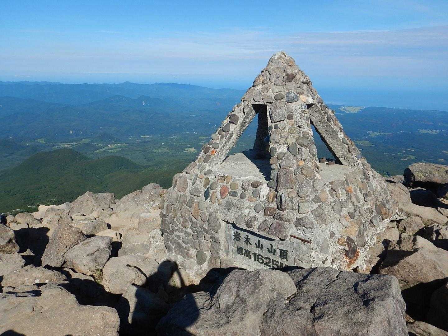 嶽温泉前バス停-岩木山リフト八合目-岩木山 往復コースの地図・登山