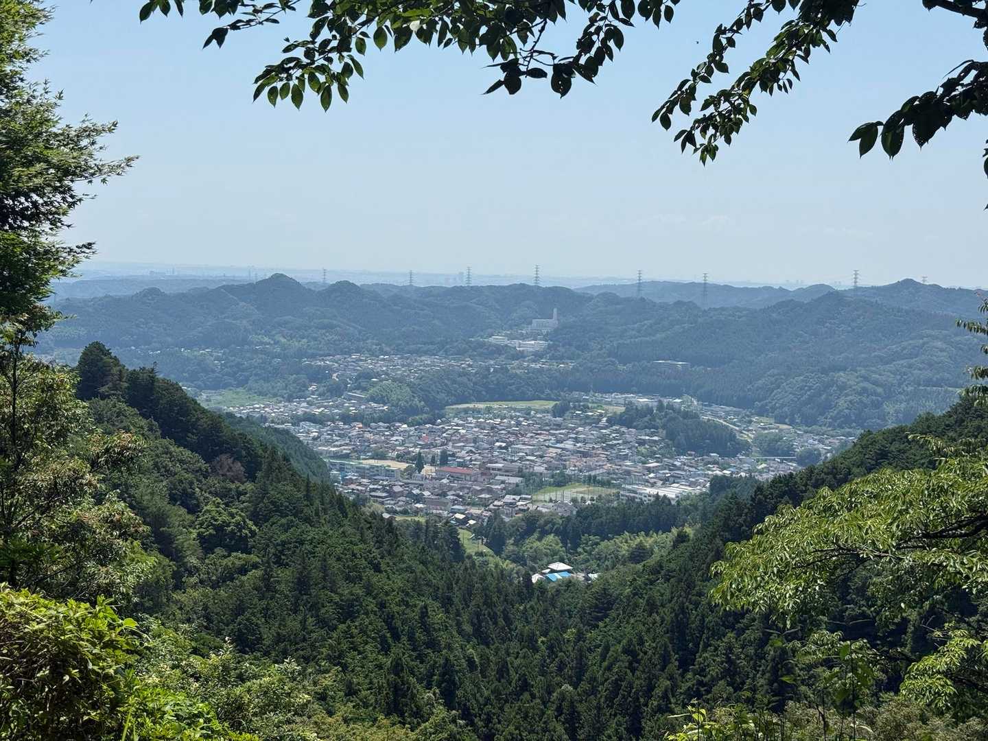 下山してると、開けててめっちゃ眺望いいとこがありました！