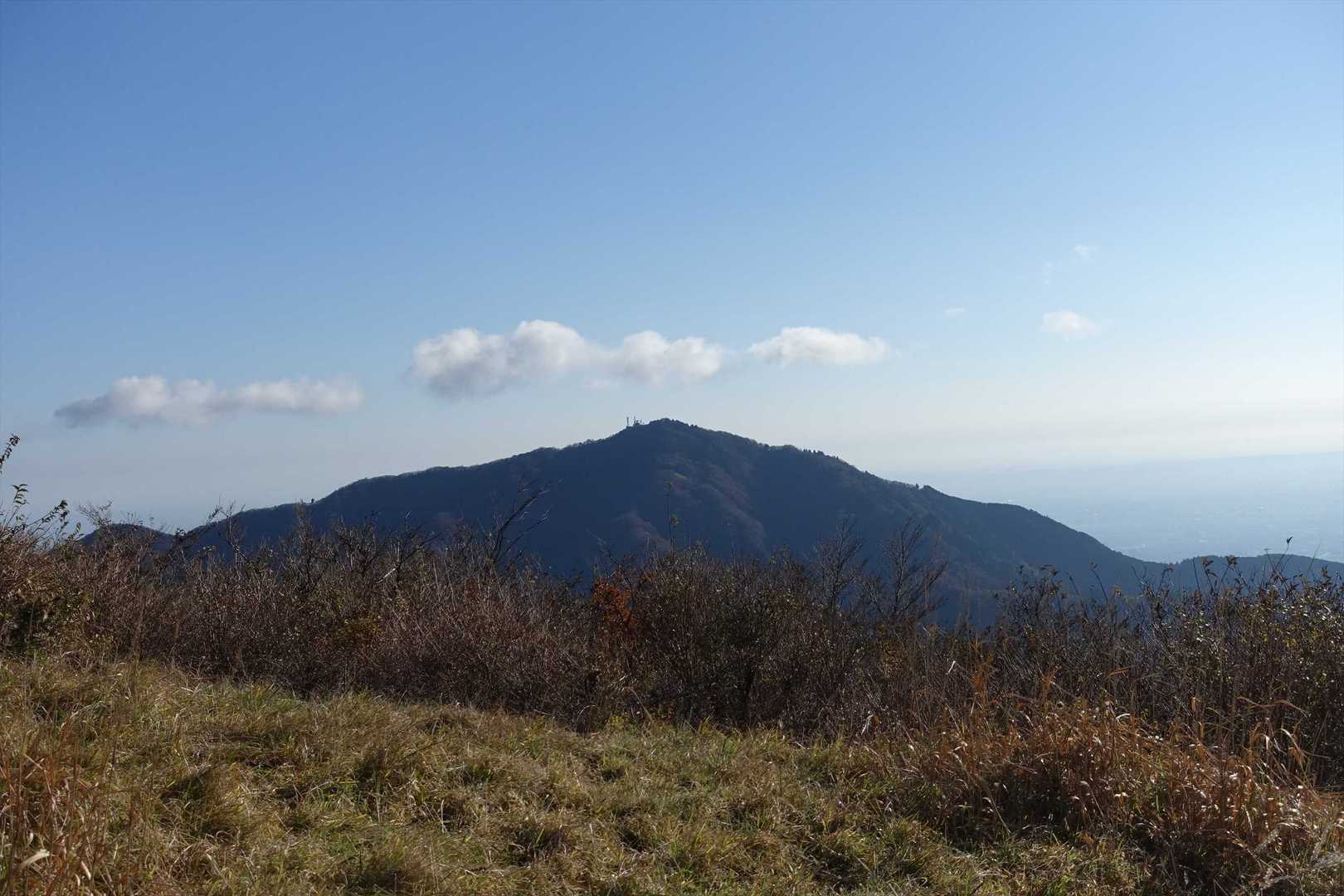 大山が綺麗に