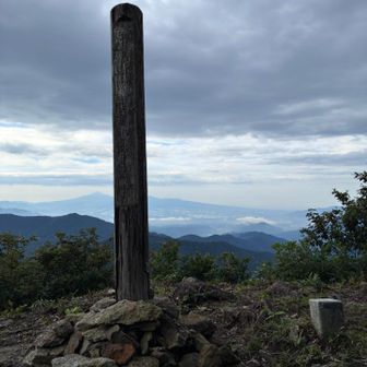 尼ヶ禿山(あまがはげやま)山頂。尼がハゲ…そりゃそうだろうけど😅