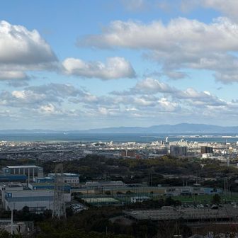 和田山山頂からの眺望 1️⃣

手前の建物は、大阪体育大学です。

見晴らしの良い所は、当然風も強くて💨アッという間に凍えます🥶