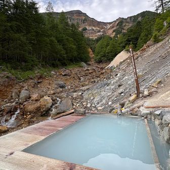 同席した人持参の温度計によると44℃ pH3.8