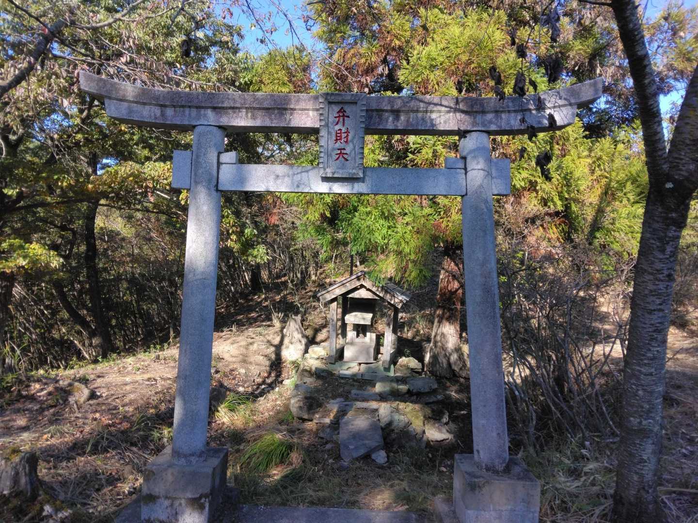 財弁天⛩️
先程の御倉御子神社の倉がこの付近にあったそうです。その倉を先人が人力で移動させたそうです。
