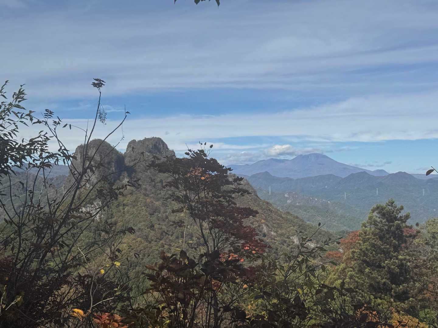 鹿岳と浅間山✨