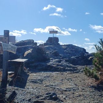 頂上です❕
途中数名の方と会いましたが頂上は誰も居ない‼️