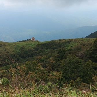 インディアン平原を見下ろす。