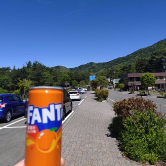 自販機で110円のファンタオレンジ飲みながらテクテク👣
グビグビ、プヘェ〜😆